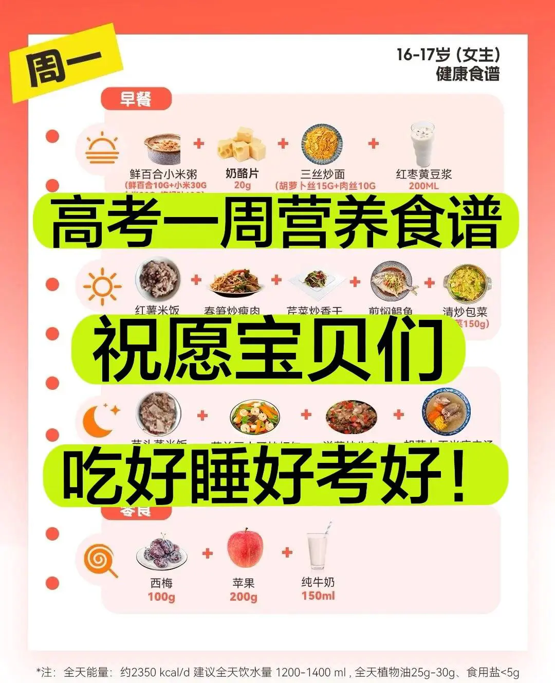 高中生球员季末赛期间的饮食建议